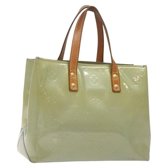 LOUIS VUITTON Monogram Vernis Reade PM Hand Bag Baby Blue LV Auth 118839 - Picture 1 of 16